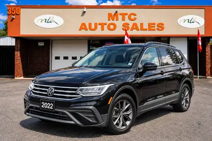 Black 2022 Volkswagen Tiguan SUV / Crossover  8-Speed Automatic