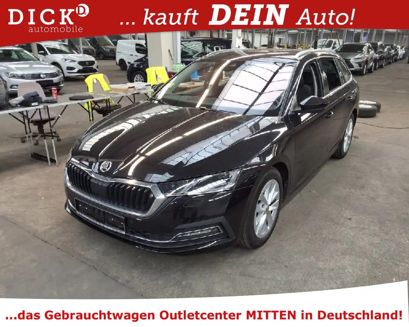 Skoda Octavia C Style 1.5TSI ACC/LED/HUD/KEY/VIRTU/RFK Noir - 1