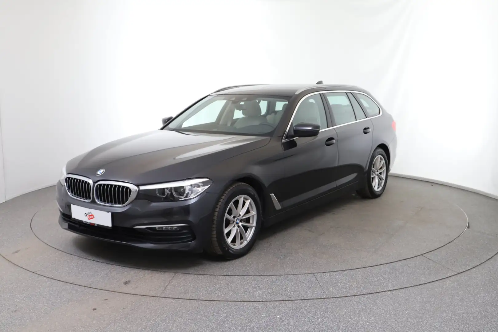 BMW 518 d Touring Aut. LED+LEDER+NAVI+Virtual+PDC+SHZ Gris - 1