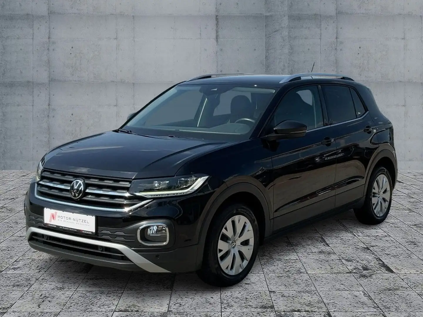 Volkswagen T-Cross 1.0 TSI STYLE LED+2xPDC+SHZ+LM Schwarz - 2