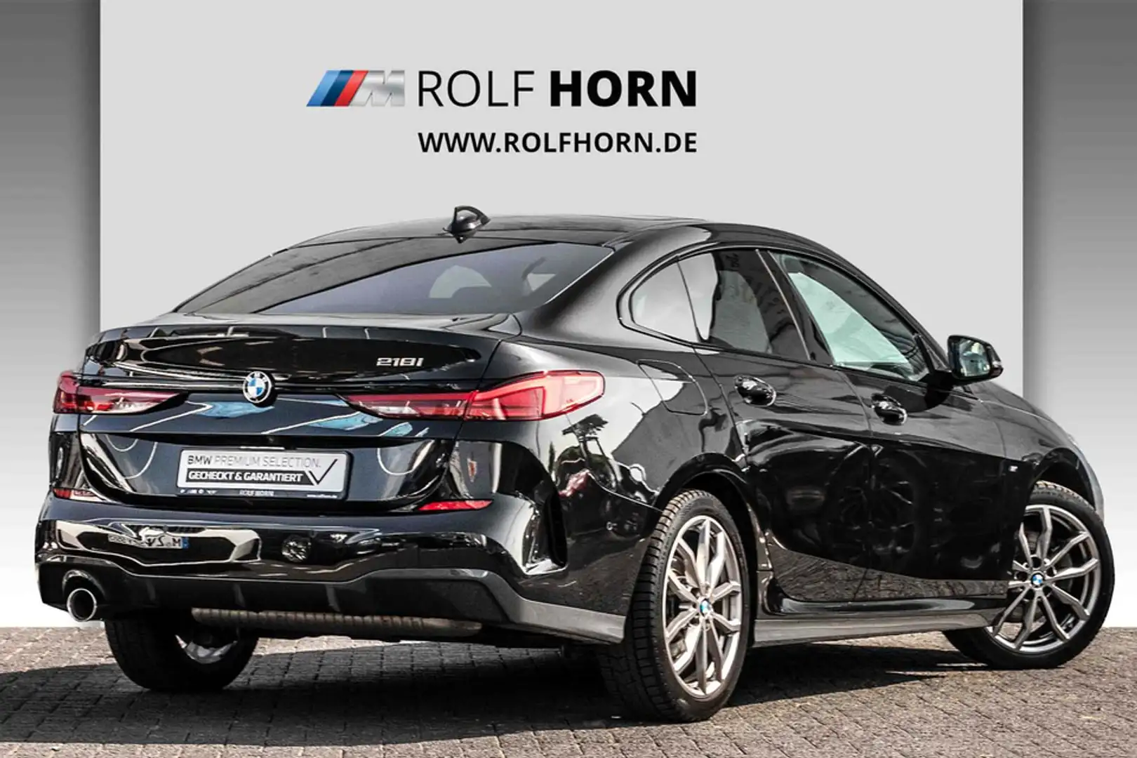 BMW 218 i Gran Coupe M Sportpaket Pano RKam HiFi Navi Schwarz - 2
