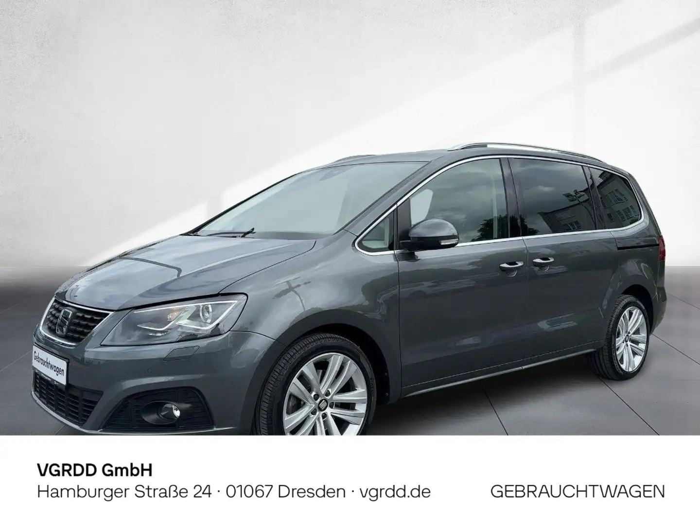 SEAT Alhambra XCELLENCE 2.0 TDI DSG AHK KAMERA PANO Grau - 1