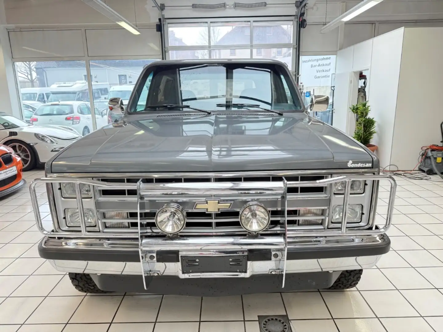 Chevrolet Blazer K5 Silverado Deutsches Fahrzeug Ein Vorbesitzer Grau - 2