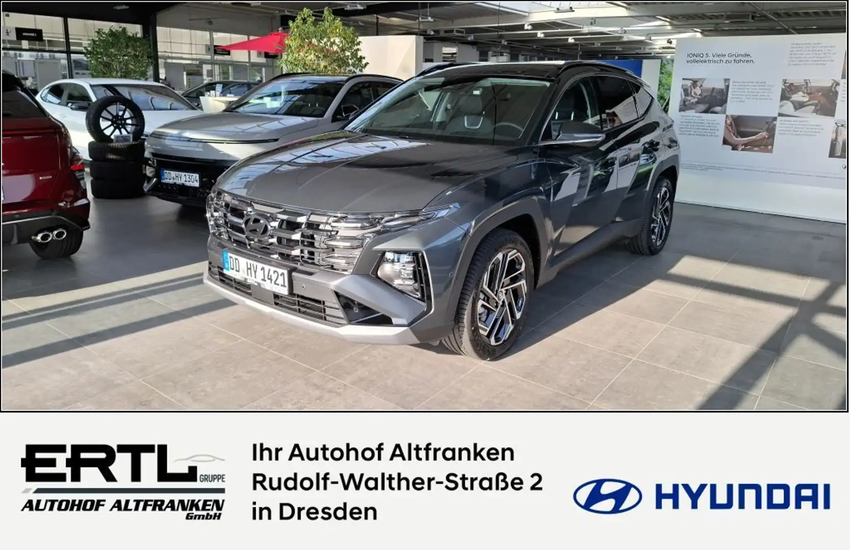 Hyundai TUCSON 1.6 T-GDi 48V-Hybrid 2WD DCT Prime Grün - 2