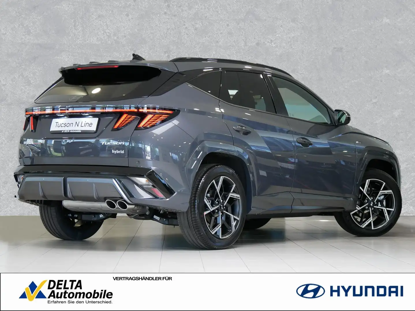 Hyundai TUCSON Facelift HYBRID N Line Navi Alcantara 4WD Gris - 2