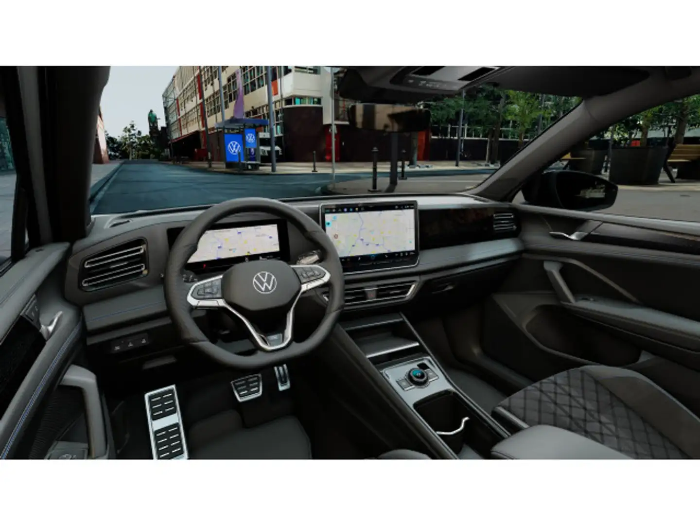 Volkswagen Tiguan 1.5 eTSI DSG R-Line Black Style AHK/Navi Weiß - 2
