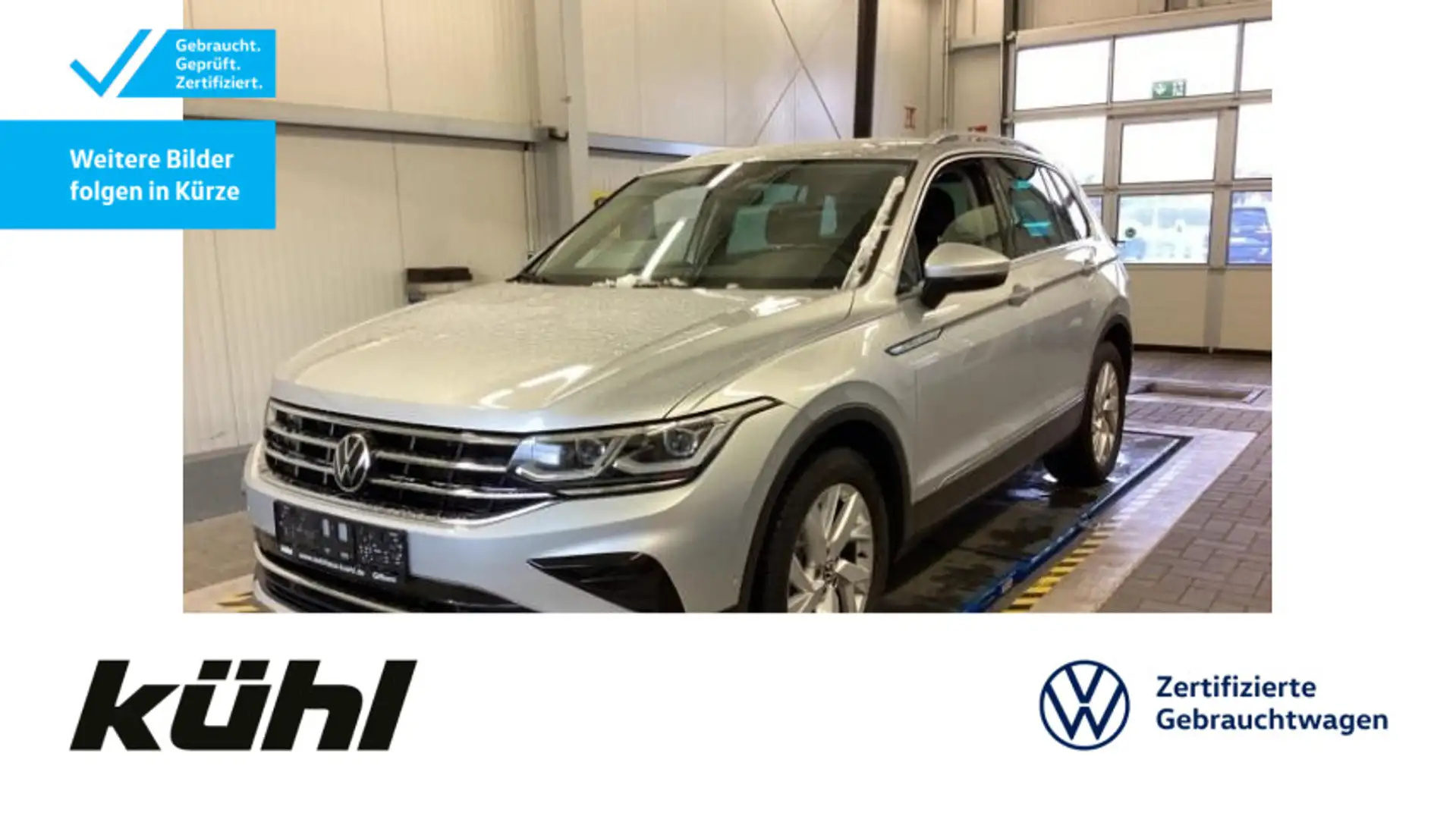 Volkswagen Tiguan 1.5 TSI DSG Elegance LED/ACC/Kamera/App/N Silber - 1