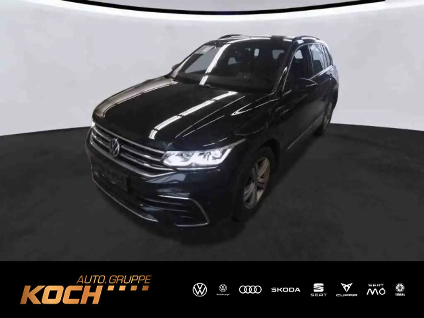 Volkswagen Tiguan 2.0TSI R-Line 4M DSG AHK HUD NAVI KLIMA S Schwarz - 1