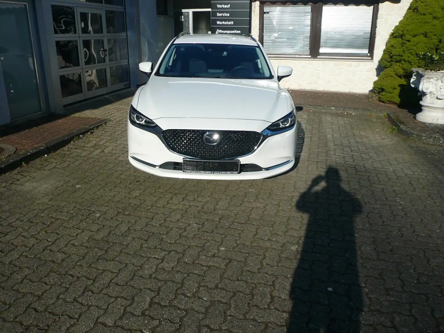 Mazda 6 Kombi 2,5L "Exclusive-Line" Automatik,Bose,Navigat Blanc - 1