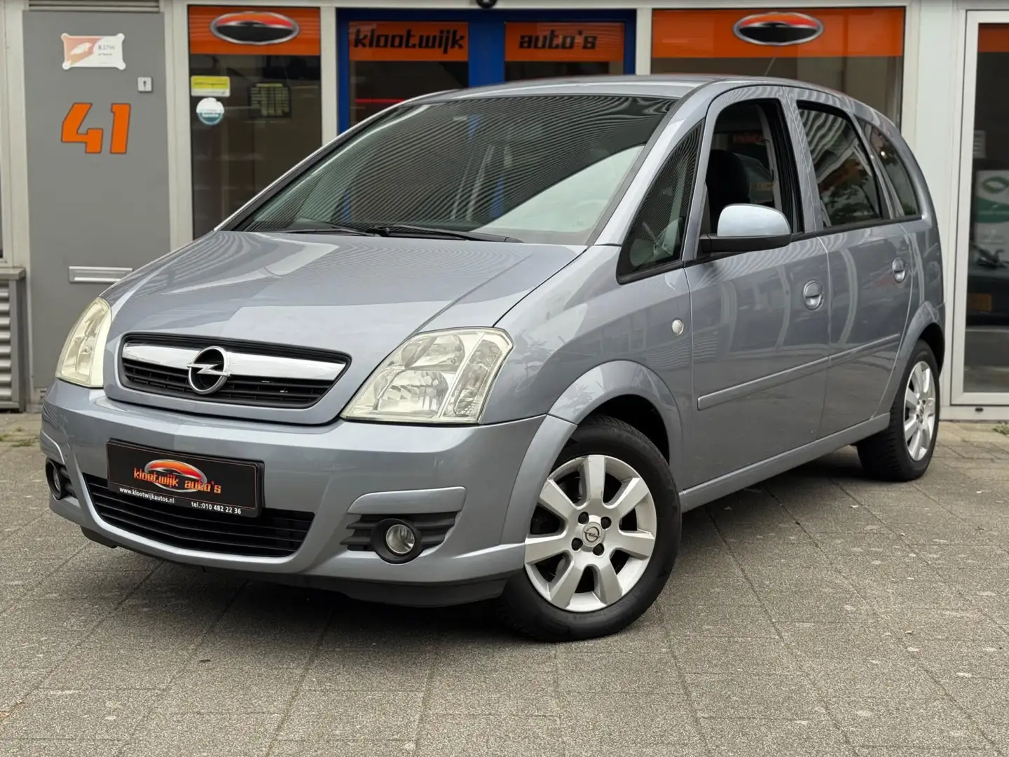 Opel Meriva 1.6 Cosmo Airco Cruise LM NAP Nw APK Grijs - 1