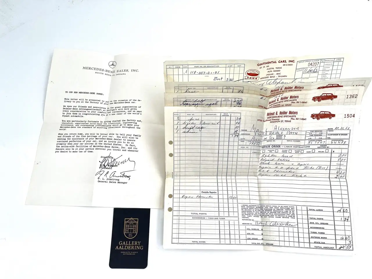 Mercedes-Benz 190 SL "Matching Numbers" Restored to original factory, foto 8