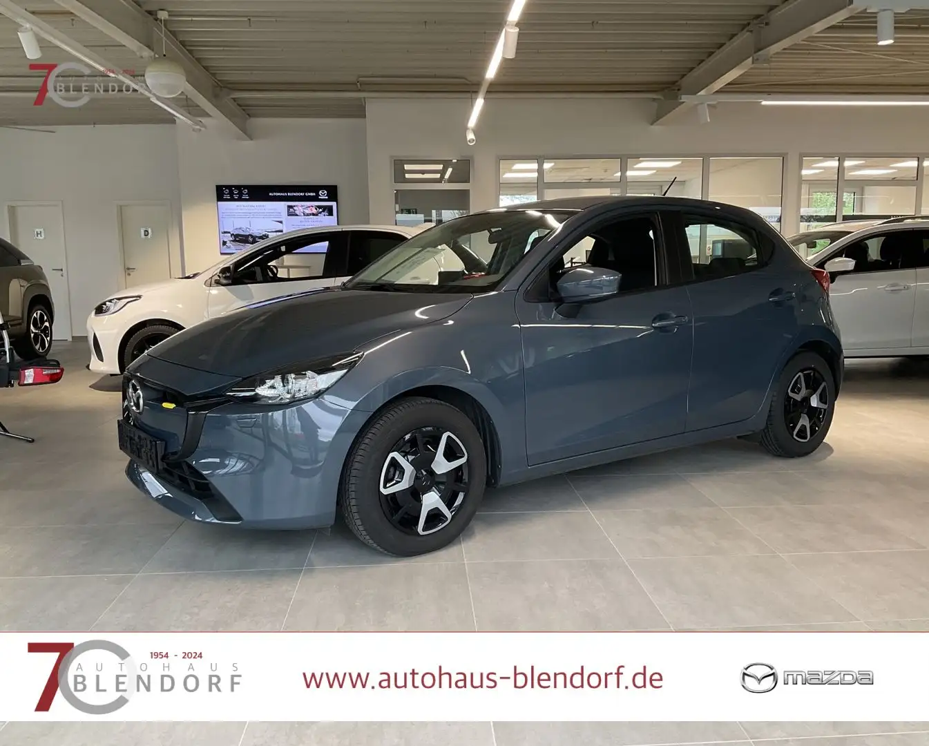 Mazda 2 Center-Line 90 Automatik Carplay|Sitzheizung|LED Gris - 2