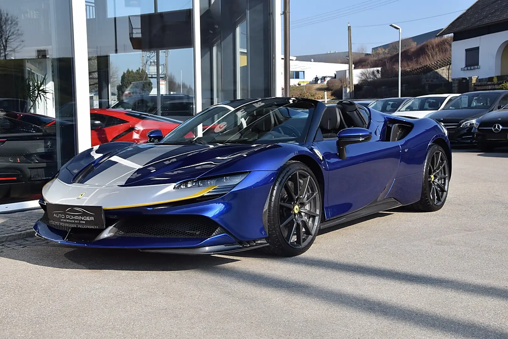 Ferrari SF90 Spider *Assetto Fiorano*Full Carbon*Racingstripe*TwoTo... Blau - 2