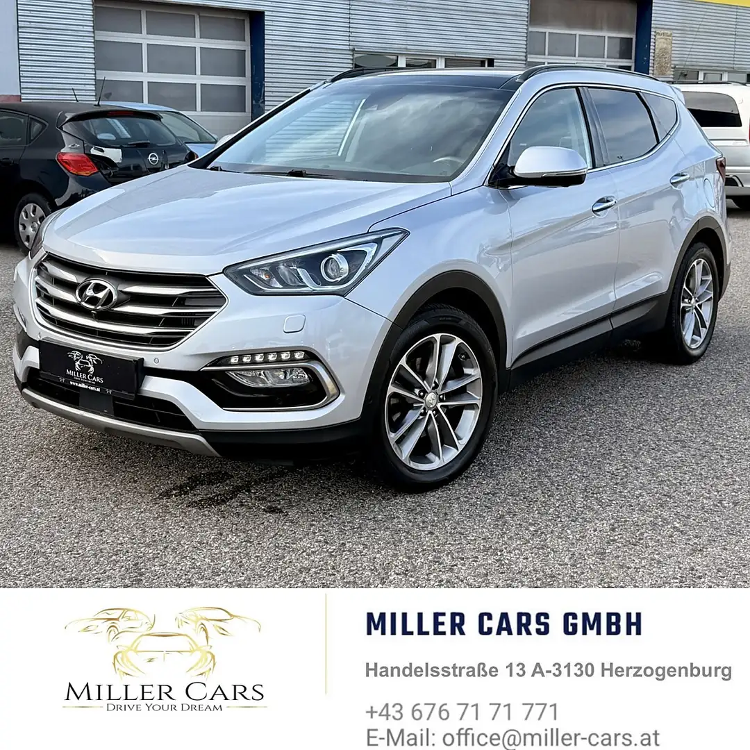 Hyundai SANTA FE Santa Fe 2,2 CRDi 4WD Start-Stopp Aut. Platin*S... Grau - 1