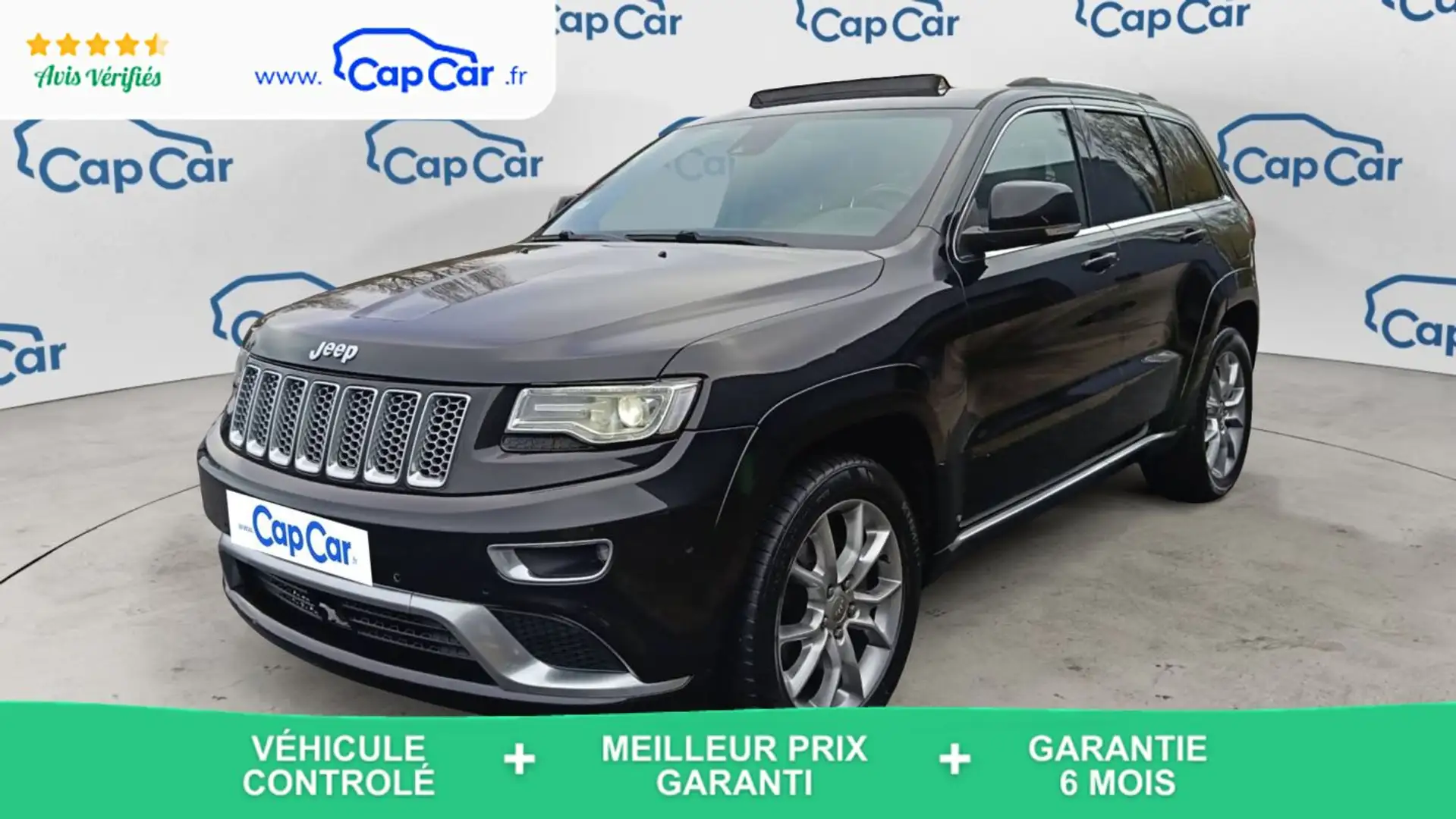 Jeep Grand Cherokee 3.0 CRD 250 BVA Summit Signature - Automatique Toit ouvrant Noir - 1