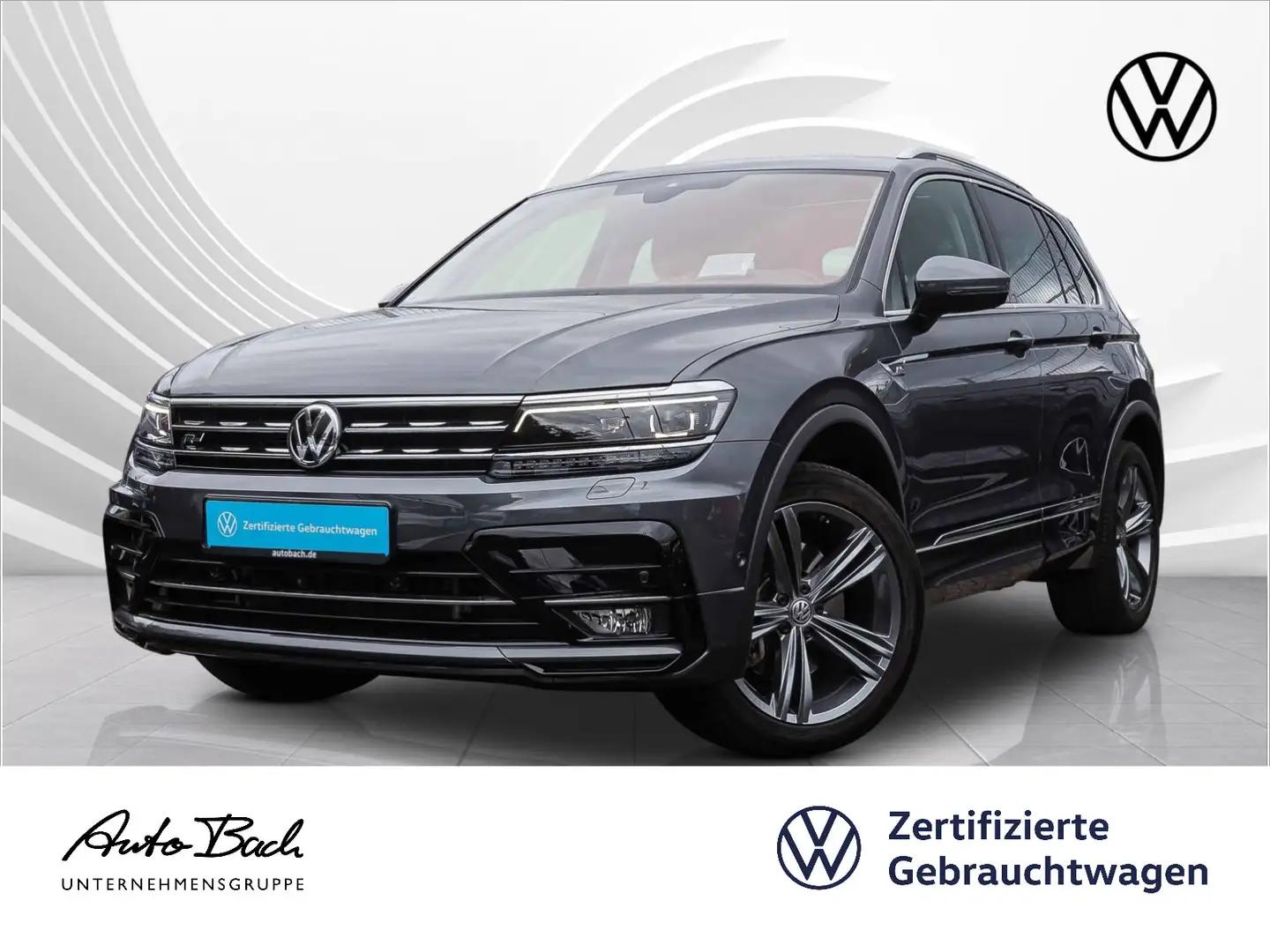 Volkswagen Tiguan 2.0 TSI DSG Highline R-Line 4Motion, Navi Grijs - 1