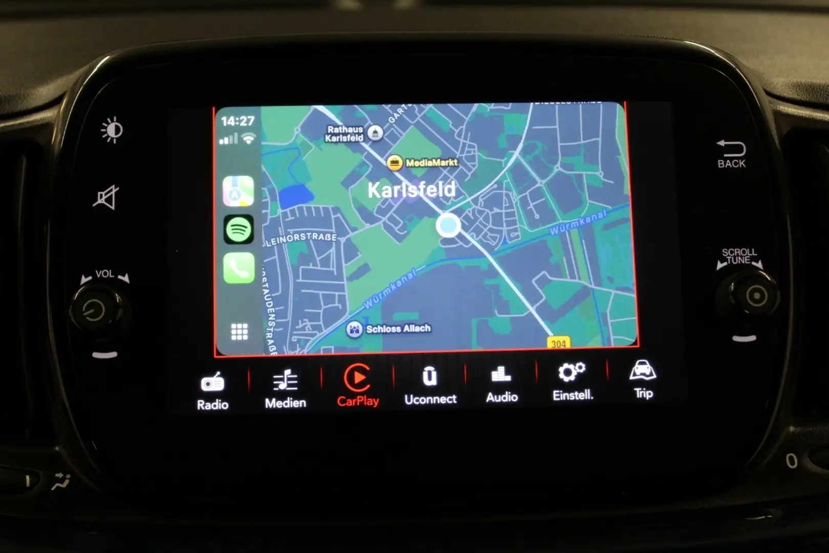 Fiat 500C 1.2 Lounge Dualogic Klima+Carplay+PDC! Grau - 2