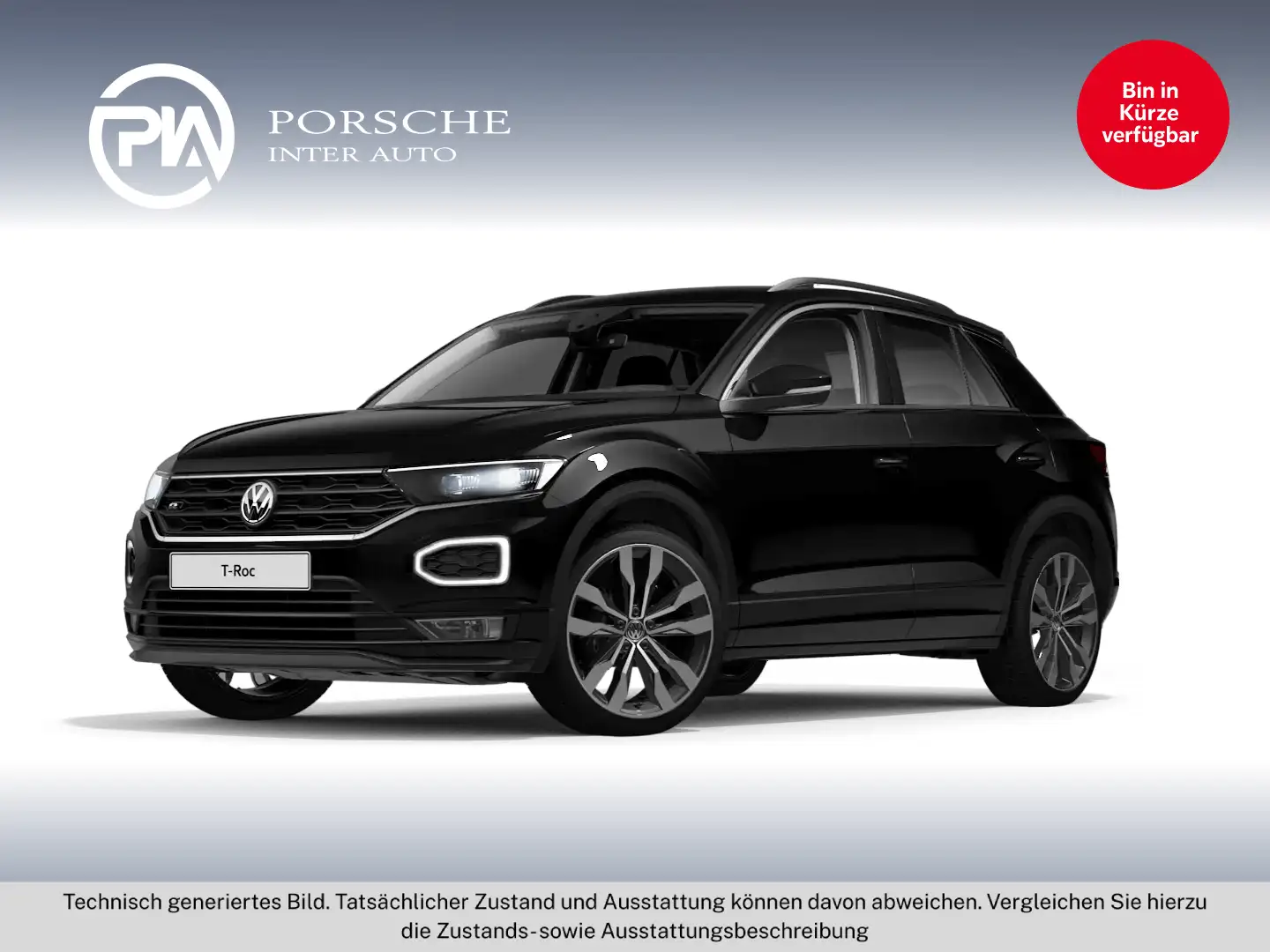 Volkswagen T-Roc Design TSI Schwarz - 1