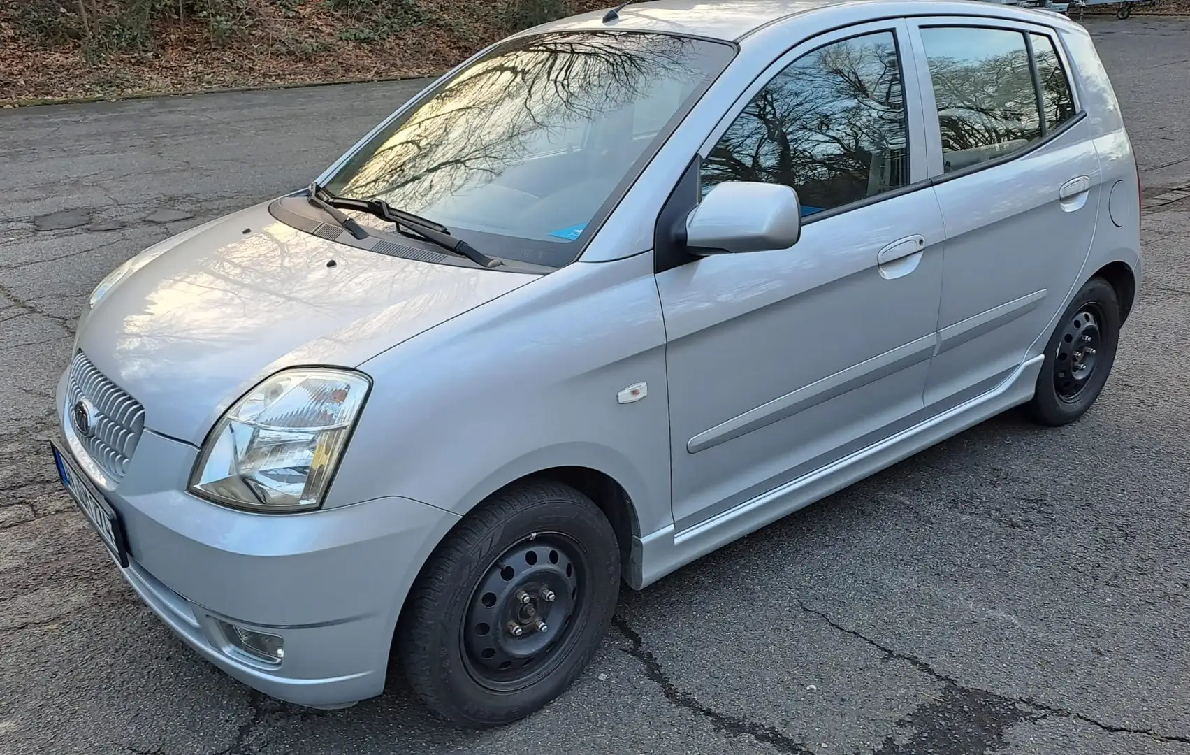 Kia Picanto *Top*Automatik*Klima*5-türig*nur 65000 km* Silber - 2