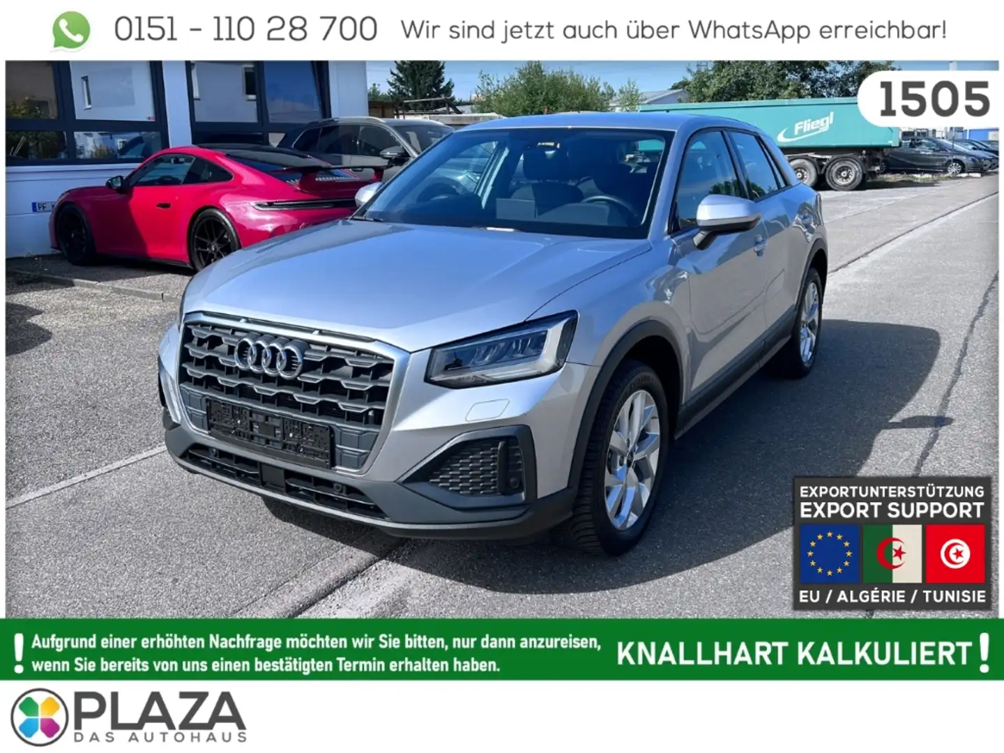 Audi Q2 35 1.5TFSI S tronic LED NAVI RFK KEY eHECK SHZ PDC Silber - 1