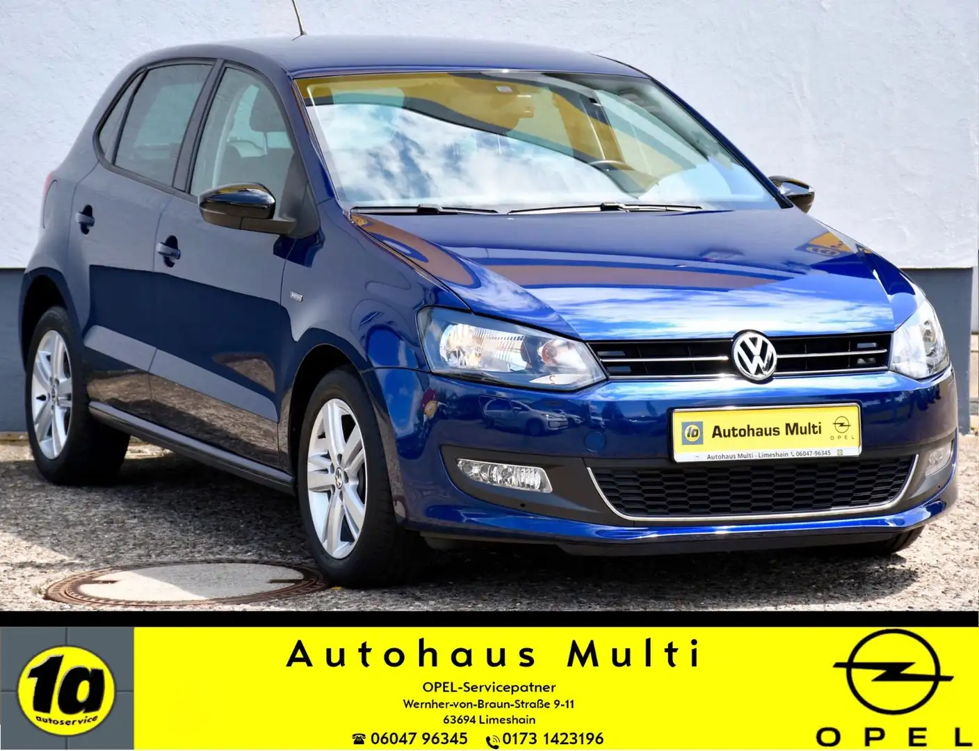 Volkswagen Polo V Match T-Leder Klima PDC Tempomat Sitzheiz Blu/Azzurro - 1