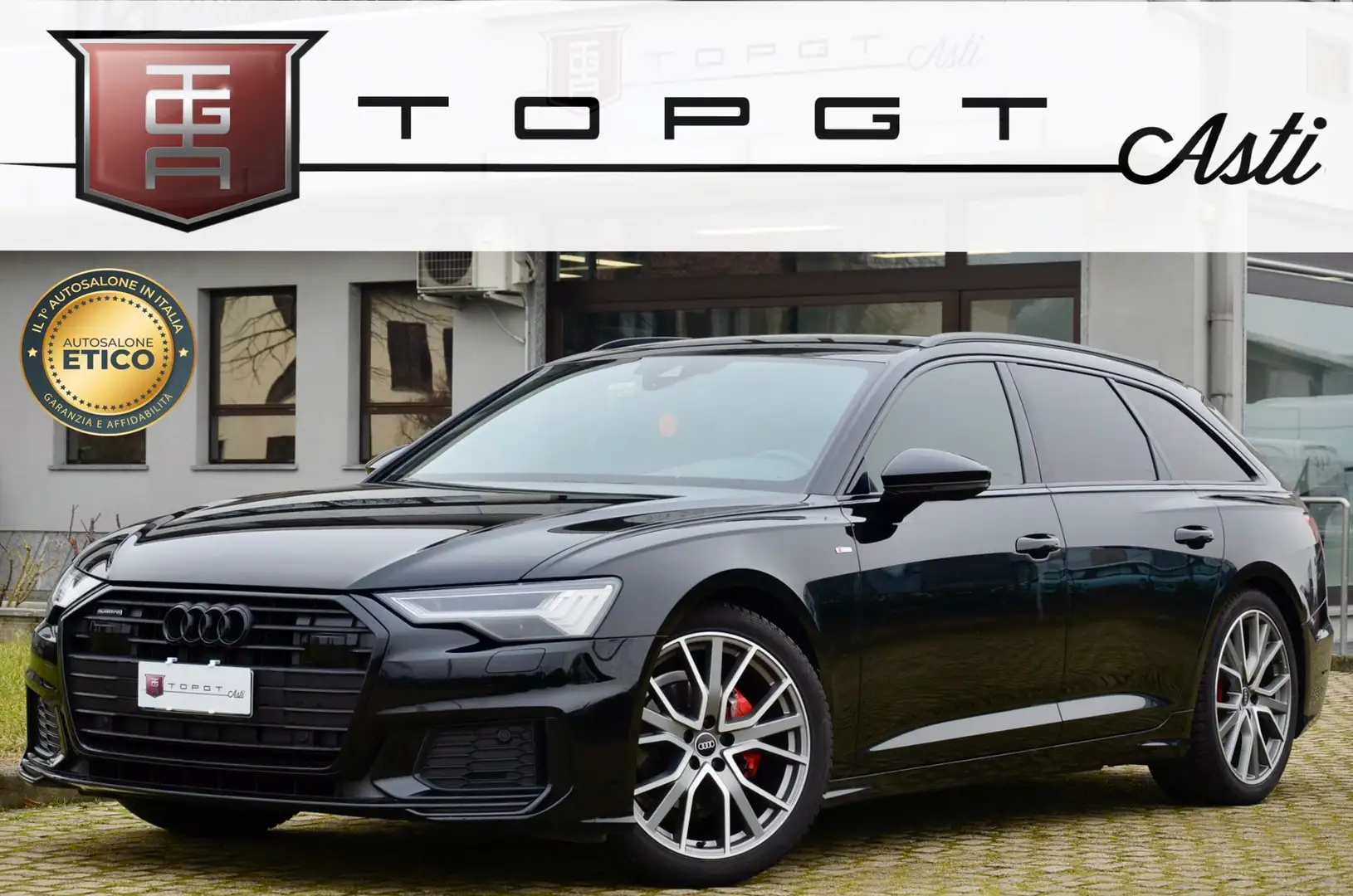Audi A6 Avant 40 tdi mhev S LINE INT+EXT quattro s-tronic Nero - 1