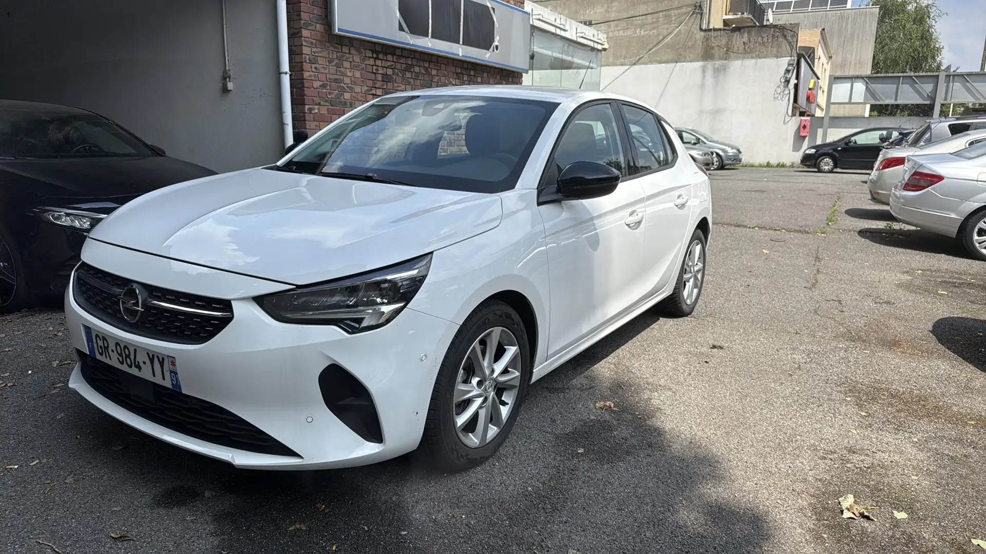 Opel Corsa 1.5 Diesel 100 ch BVM6 Elegance Blanc - 1
