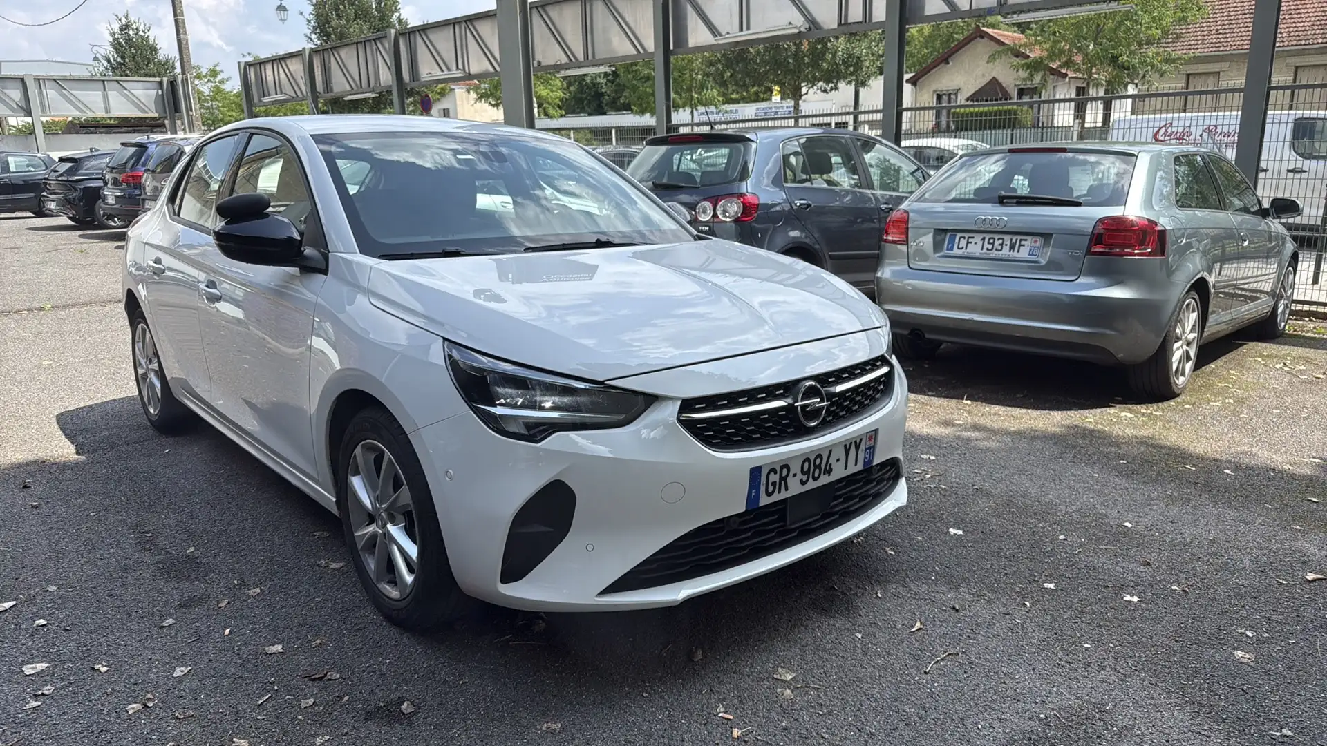 Opel Corsa 1.5 Diesel 100 ch BVM6 Elegance Blanc - 2