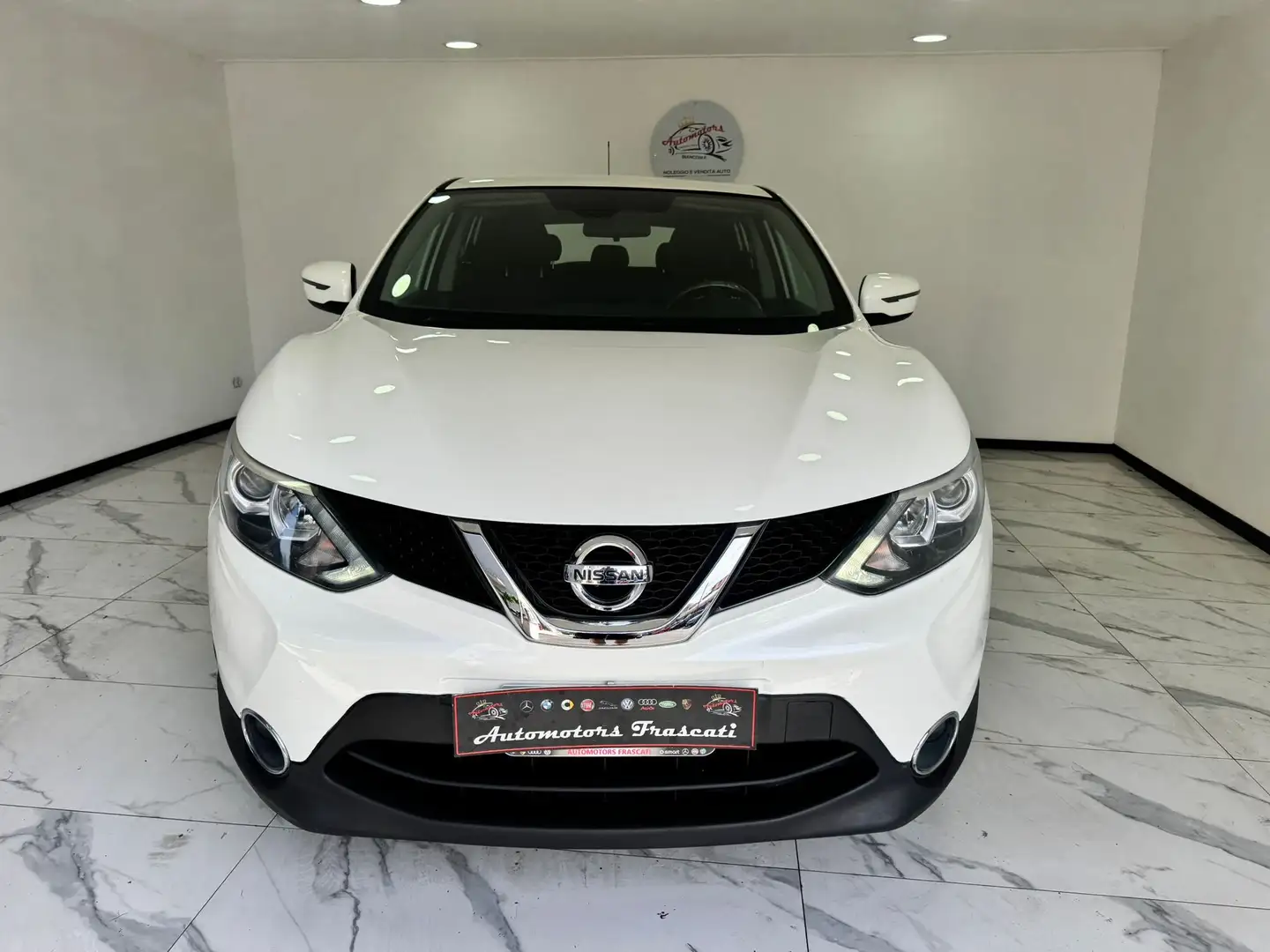 Nissan Qashqai 1.5 dci Tekna 110cv-GARANTITO-2015 Bianco - 2