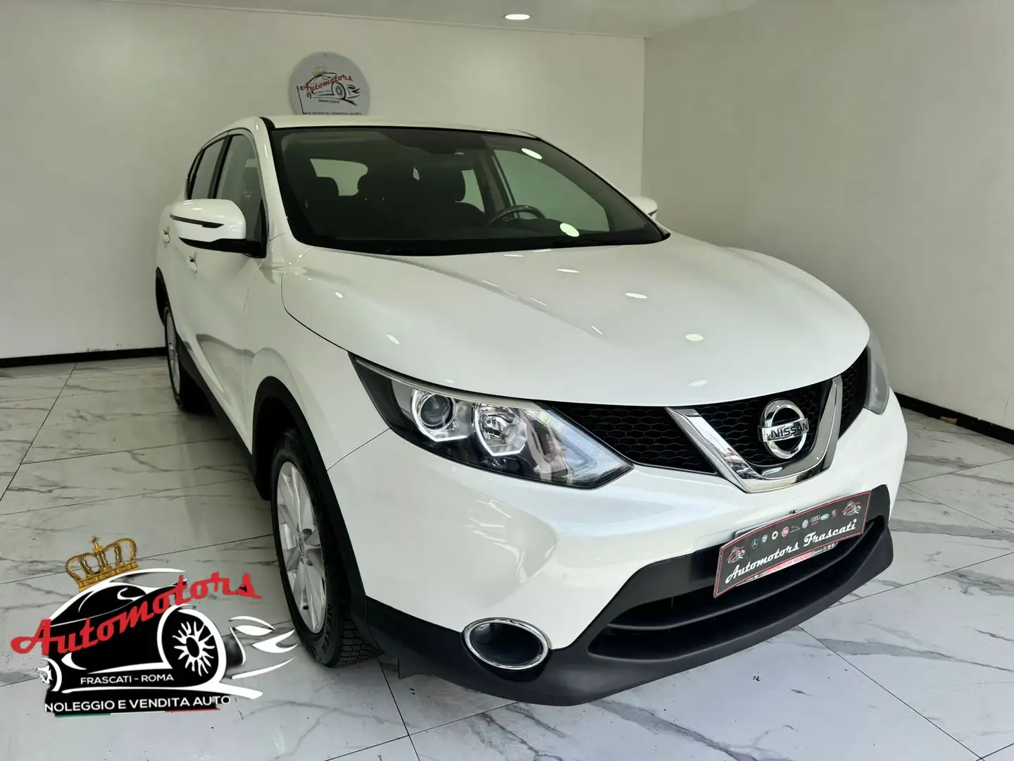 Nissan Qashqai 1.5 dci Tekna 110cv-GARANTITO-2015 Bianco - 1