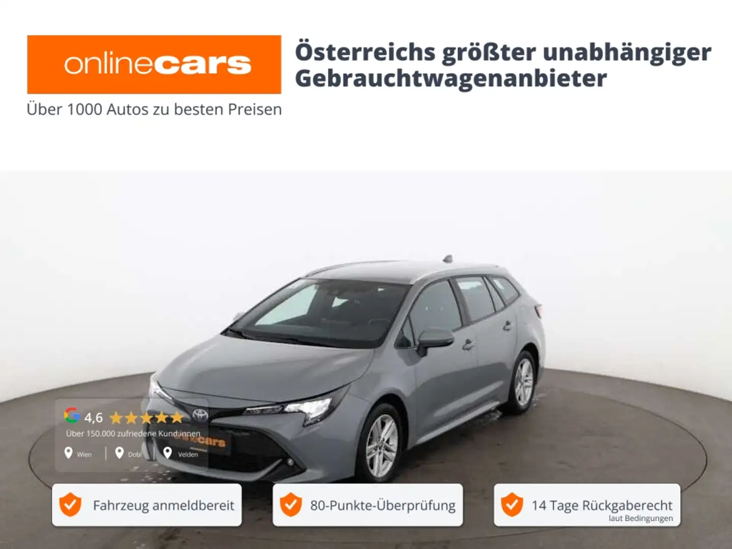 Toyota Corolla Touring Sports 1.8 Hybrid Aut LED R-CAM Grau - 1