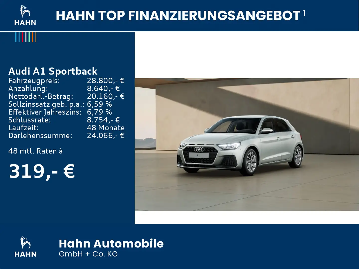 Audi A1 advanced 30 TFSI 116 PS Silber - 2