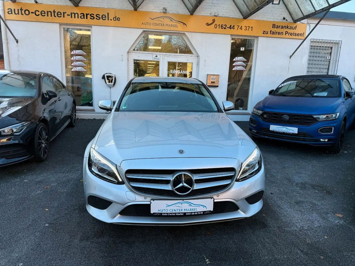 Mercedes-Benz C 220 d TOTWINKEL/MULTIBEAM/SPURHALTE/AMBIENTE Argent - 2