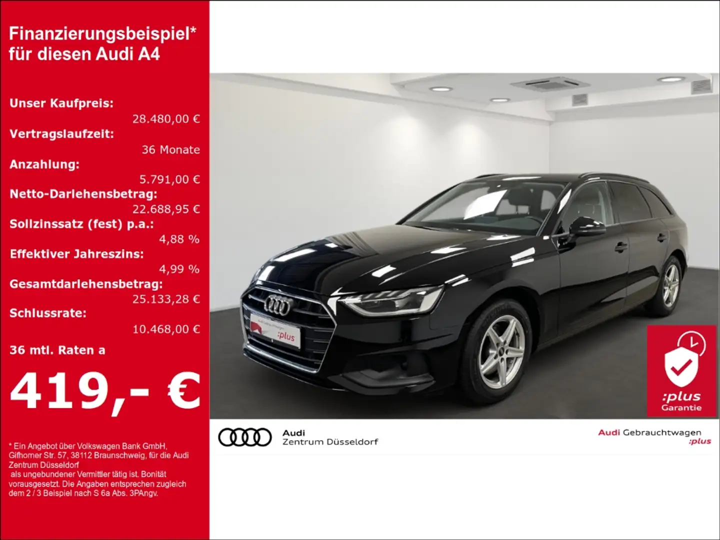 Audi A4 Avant 35 TDI MMI STHZ AHK LED ACC Noir - 1