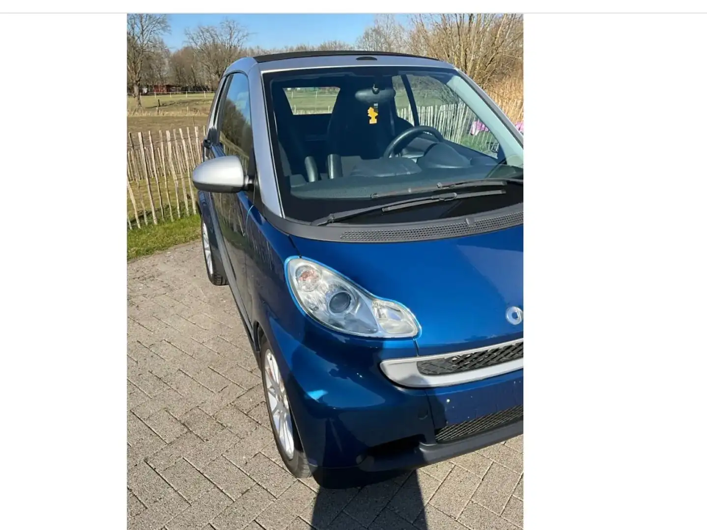 smart forTwo Smart Cabrio 1.0 71ch Bleu - 2