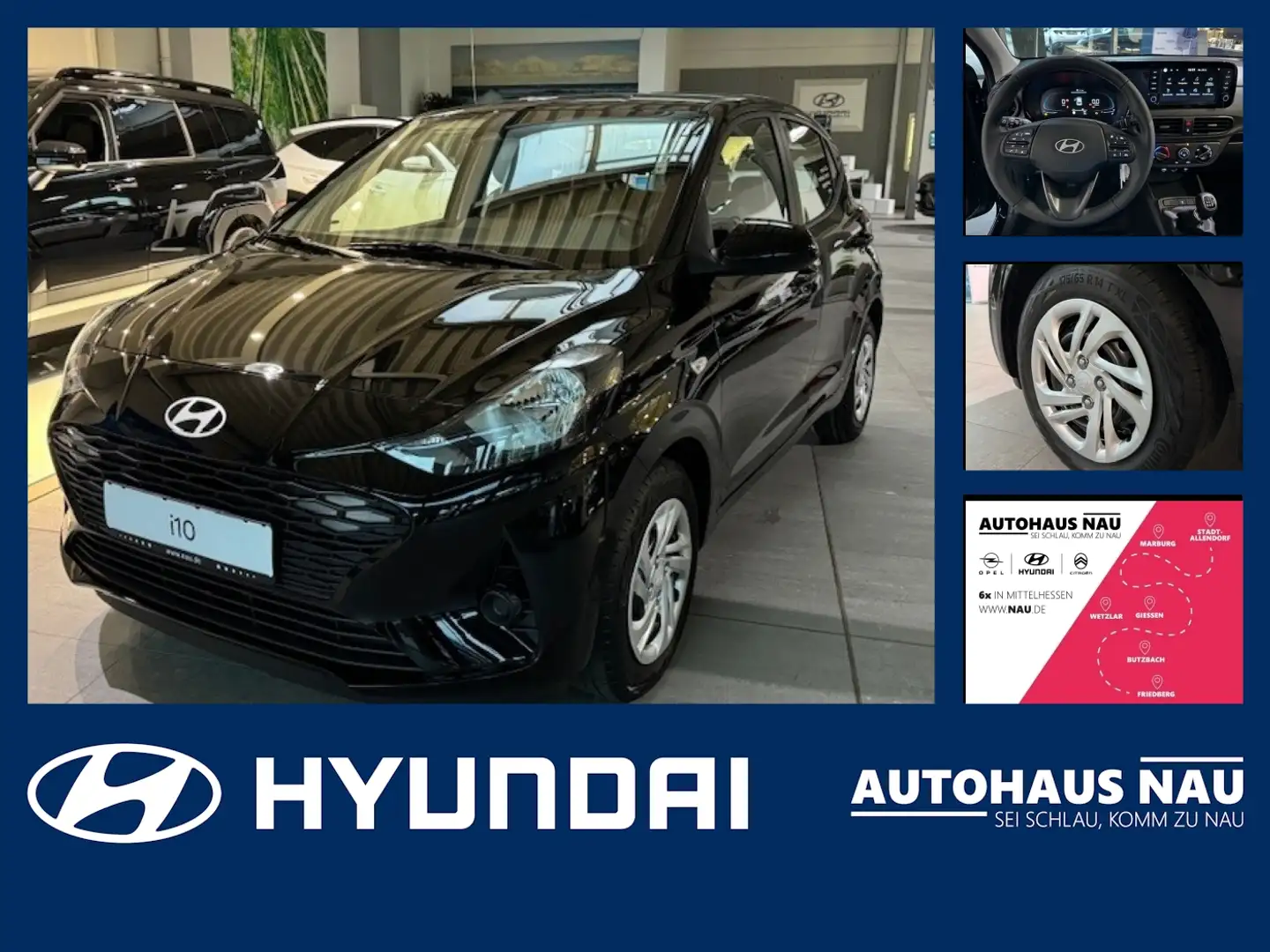 Hyundai i10 1.0 Select inkl. Big Deal! Noir - 1