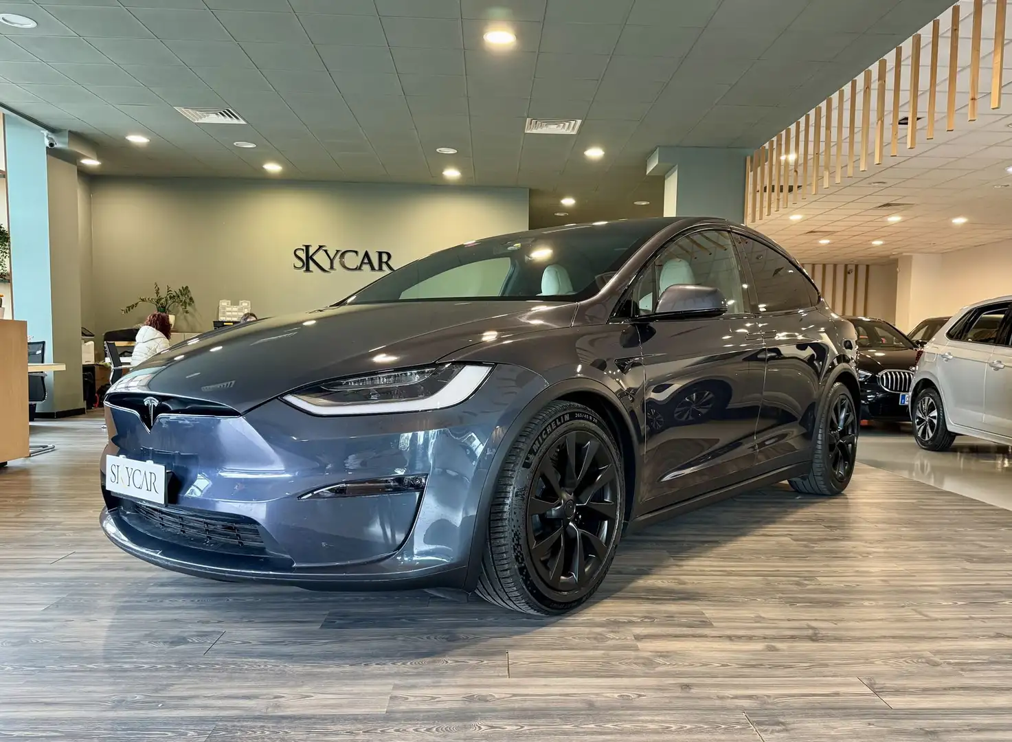 Tesla Model X Model X Long Range Con possibilità du subentro le Gris - 1