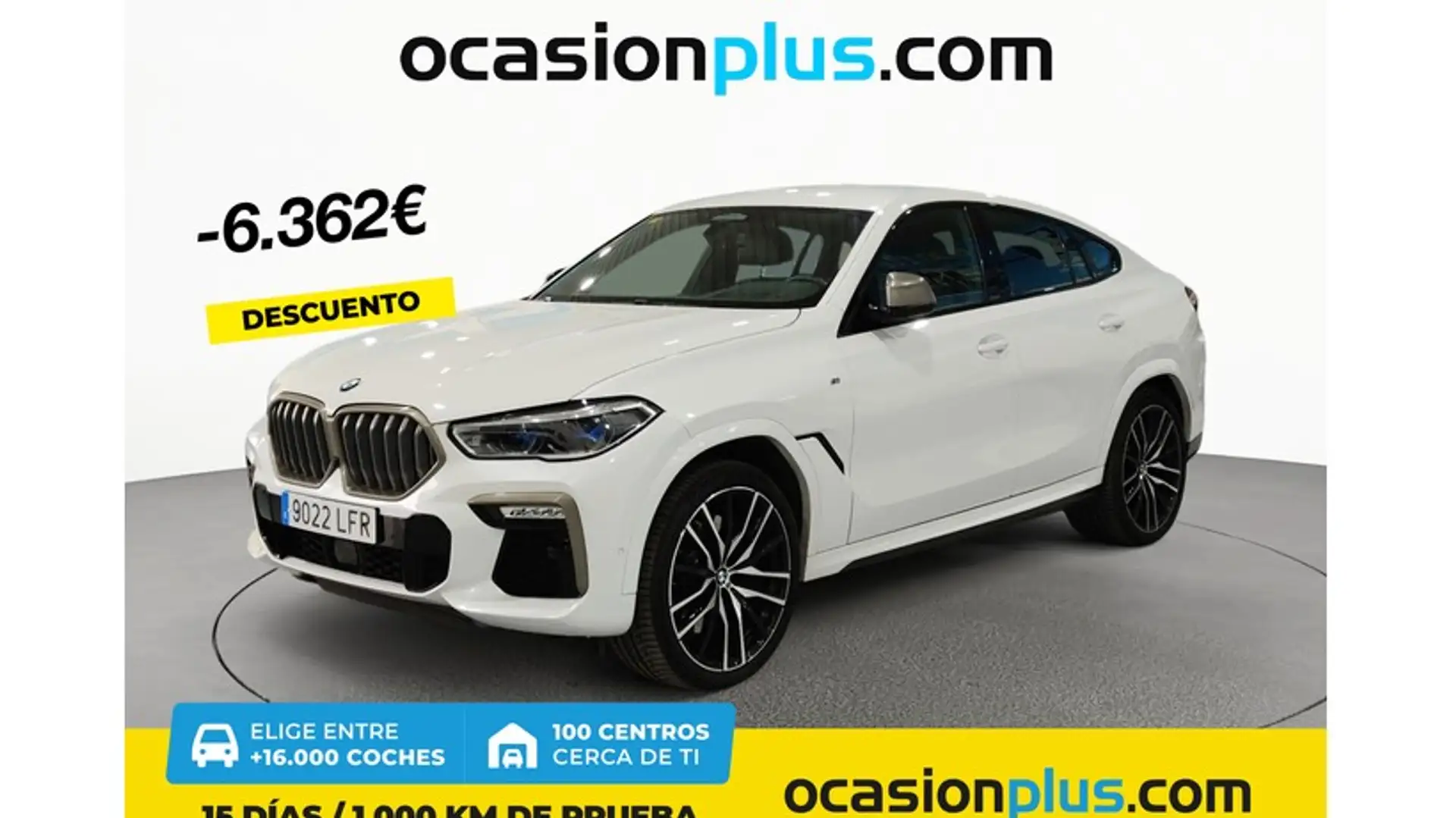 BMW X6 M50dA Blanc - 1