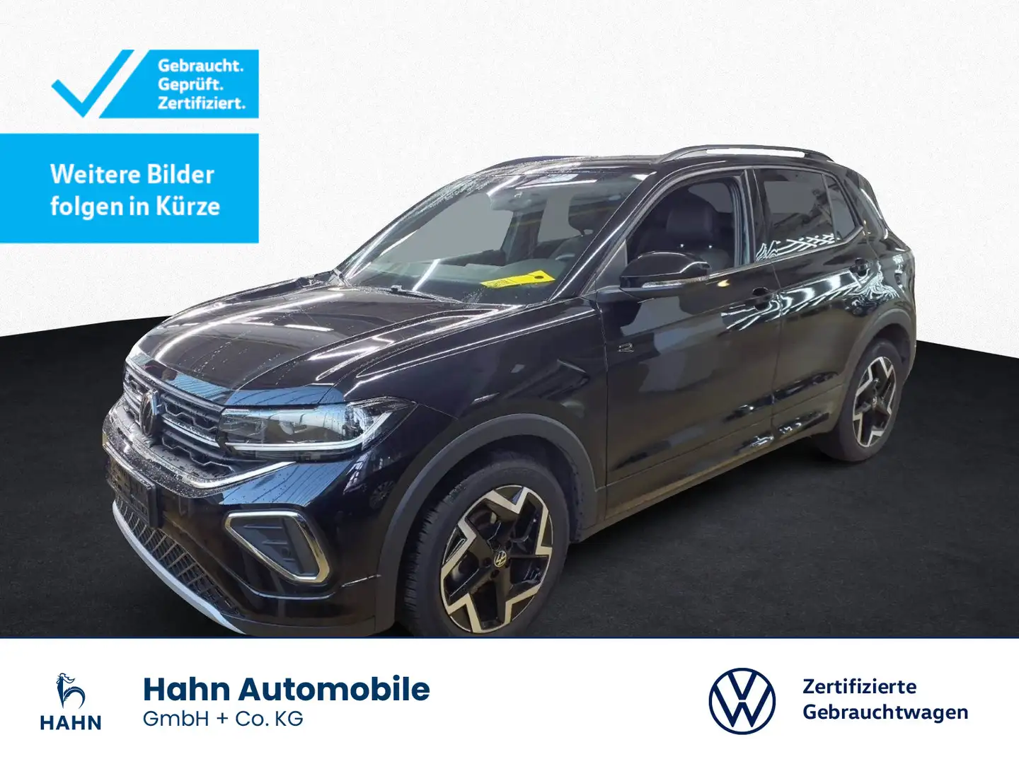 Volkswagen T-Cross 1.5TSI DSG R-Line Matrix AHK Nav ACC APP Schwarz - 1