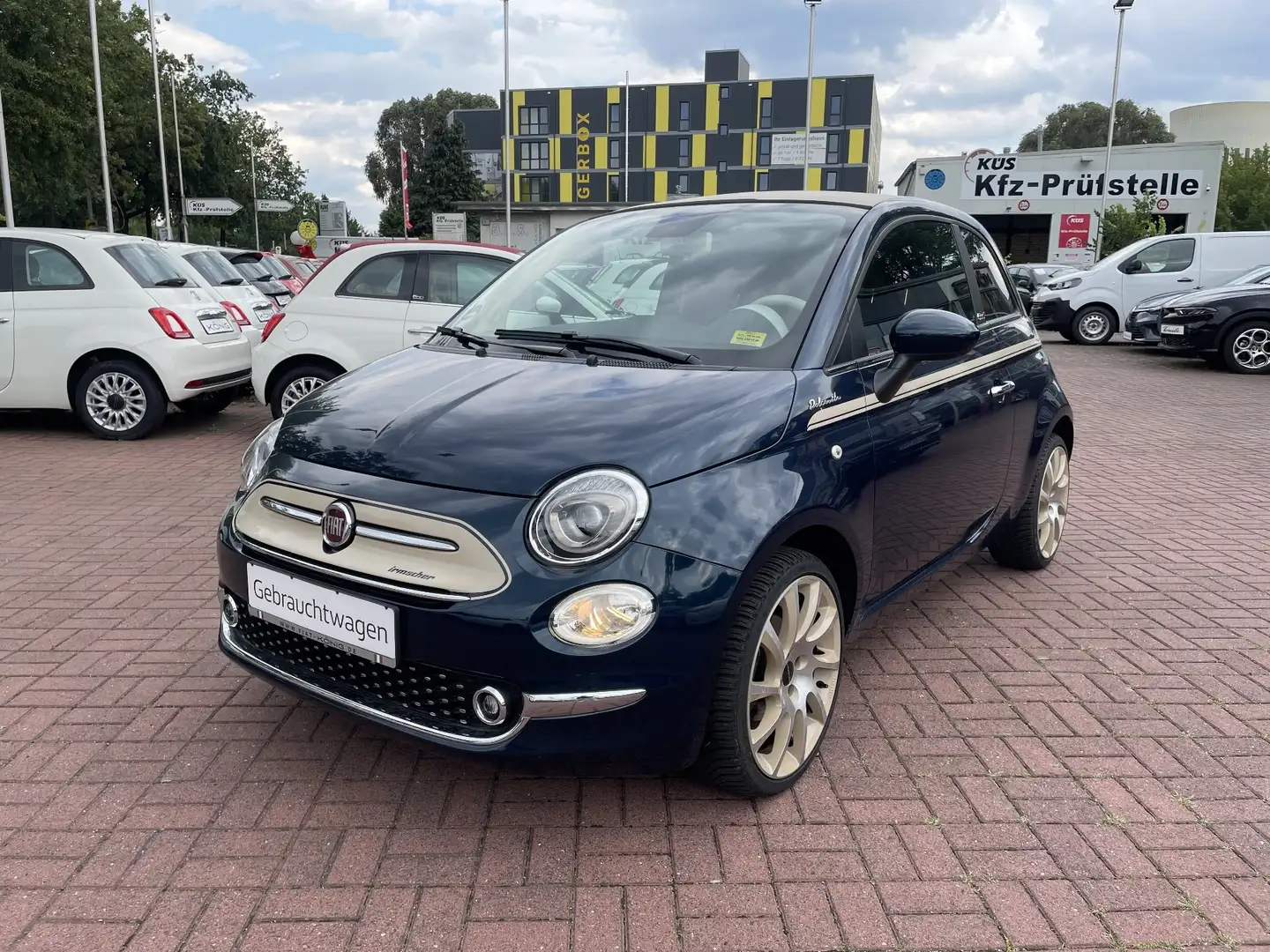 Fiat 500C Yacht Club by Irmscher*Klima*PDC*GJR Bleu - 1