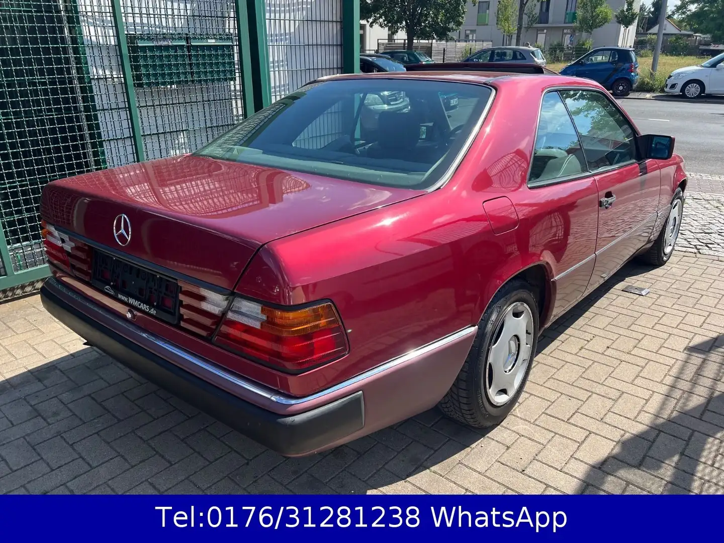 Mercedes-Benz E 220 Coupe !! H-Kenz. !! Auto-Klima !! Tüv-Neu Rot - 2