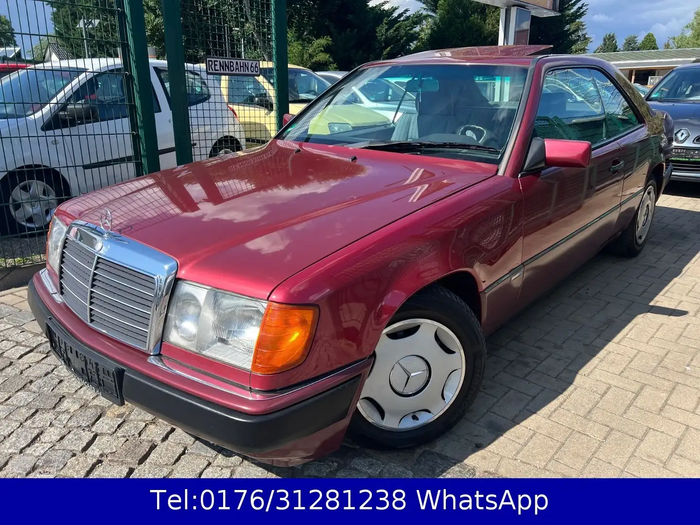 Mercedes-Benz E 220 Coupe !! H-Kenz. !! Auto-Klima !! Tüv-Neu Rot - 1
