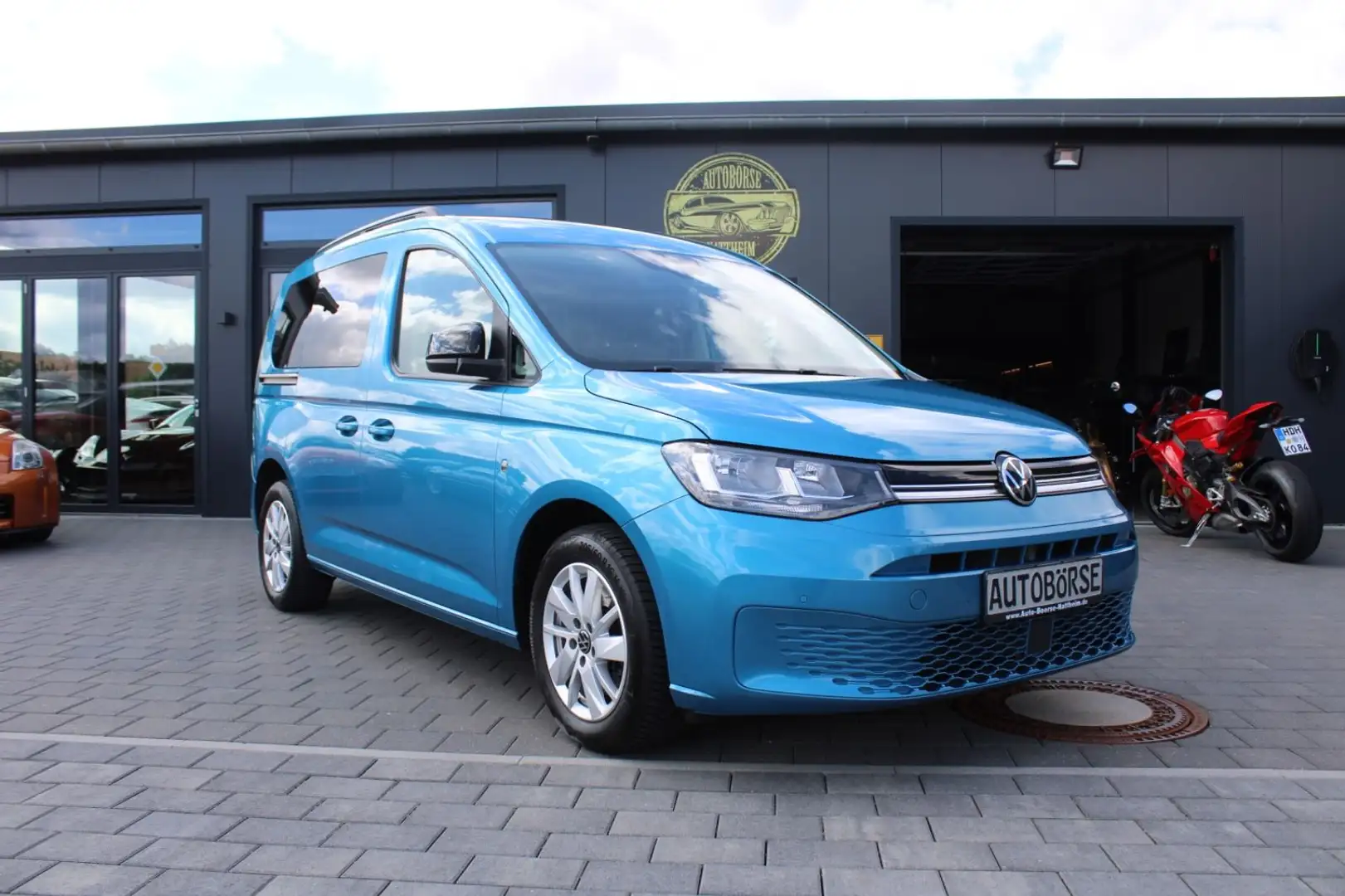 Volkswagen Caddy Life *7 Sitzer*55Tkm* Azul - 2