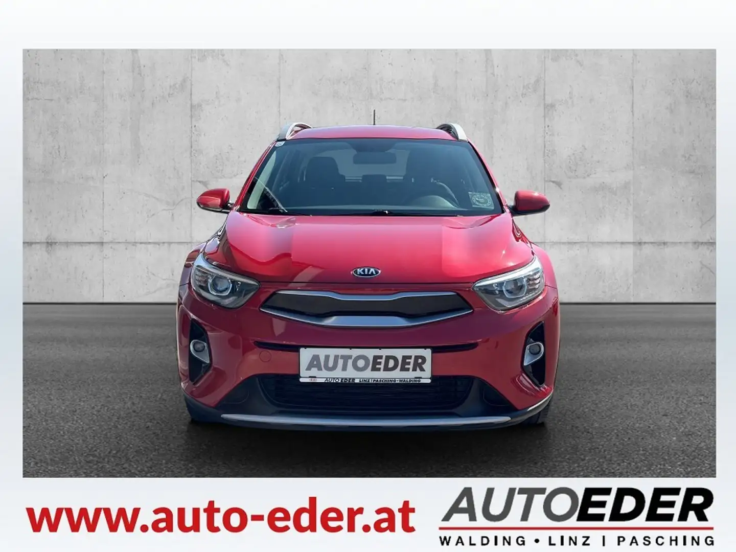 Kia Stonic 1,25 MPI ISG Silber Rot - 2