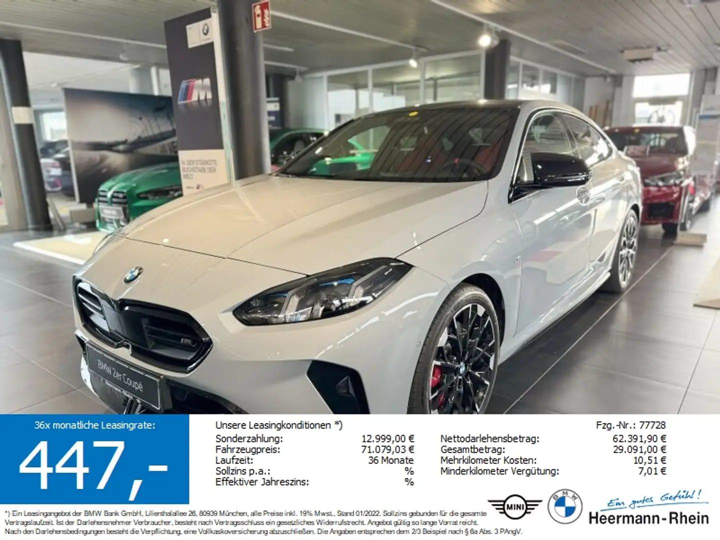 BMW 235 M xDrive GrandCoupé **Tageszulassung 20%** Szürke - 1