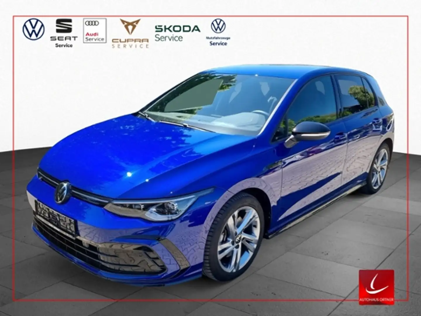Volkswagen Golf R-LINE 2,0 TSI 4MOTION DSG BLACK STYLE LED-PLUS K Bleu - 1