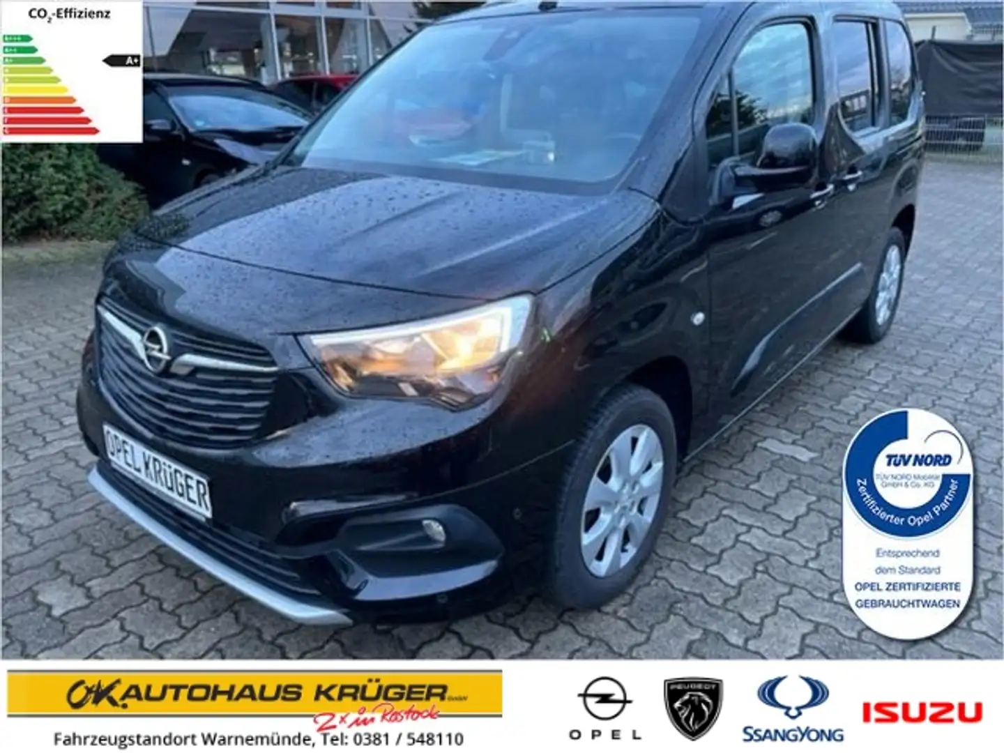 Opel Combo Life E 1.5 INNOVATION SHZ KAMERA HUD NAVI Noir - 1