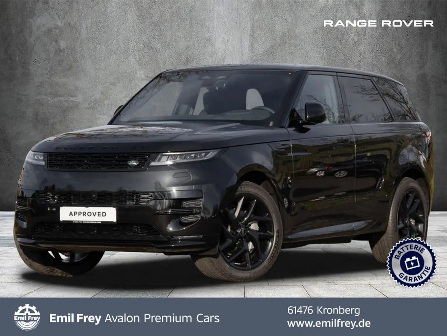 Land Rover Range Rover Sport P460e Hybrid Dynamic SE 294 kW, Negru - 1