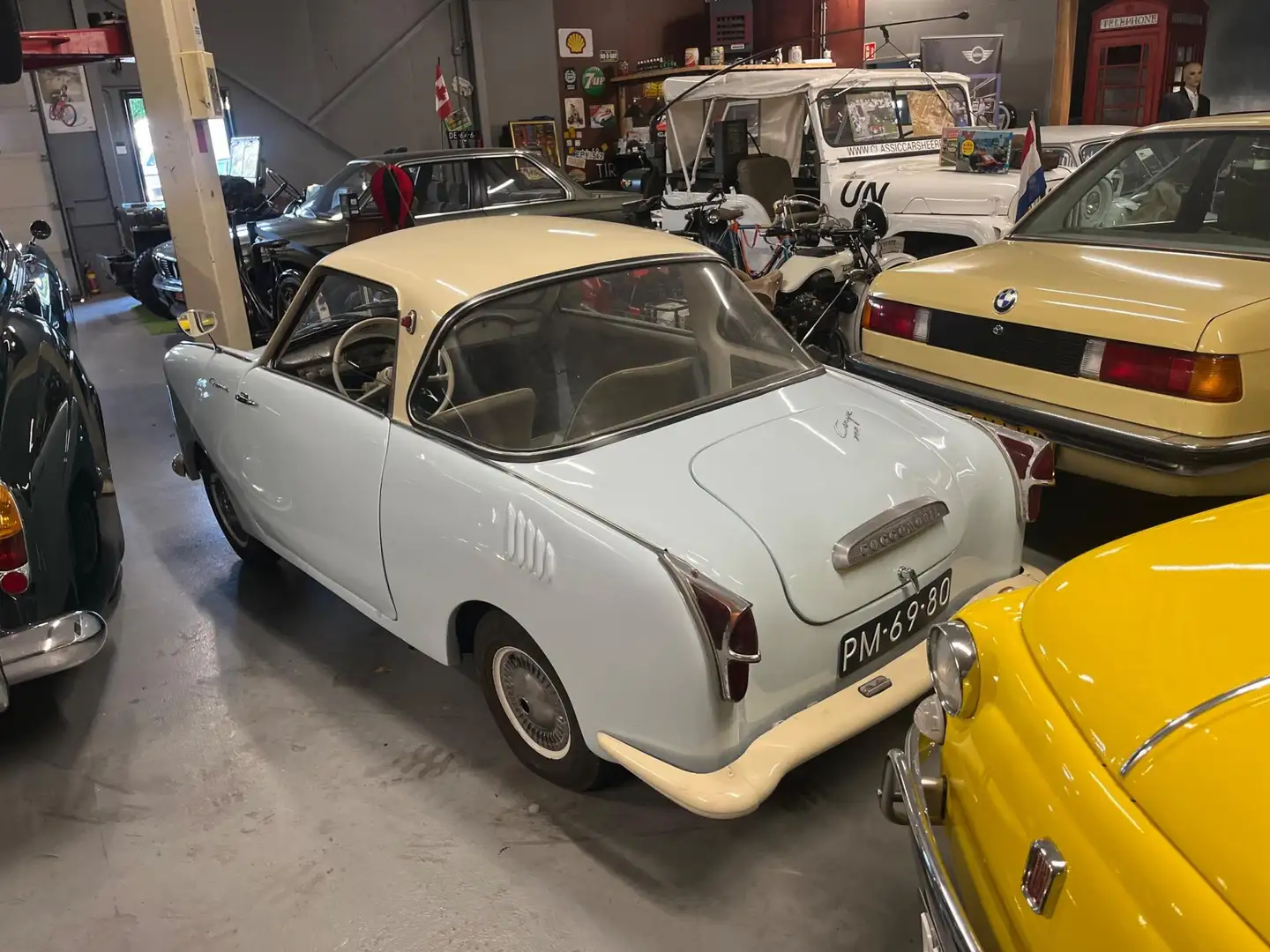 Fiat Coupe Goggomobil Dwergauto Niebieski - 2