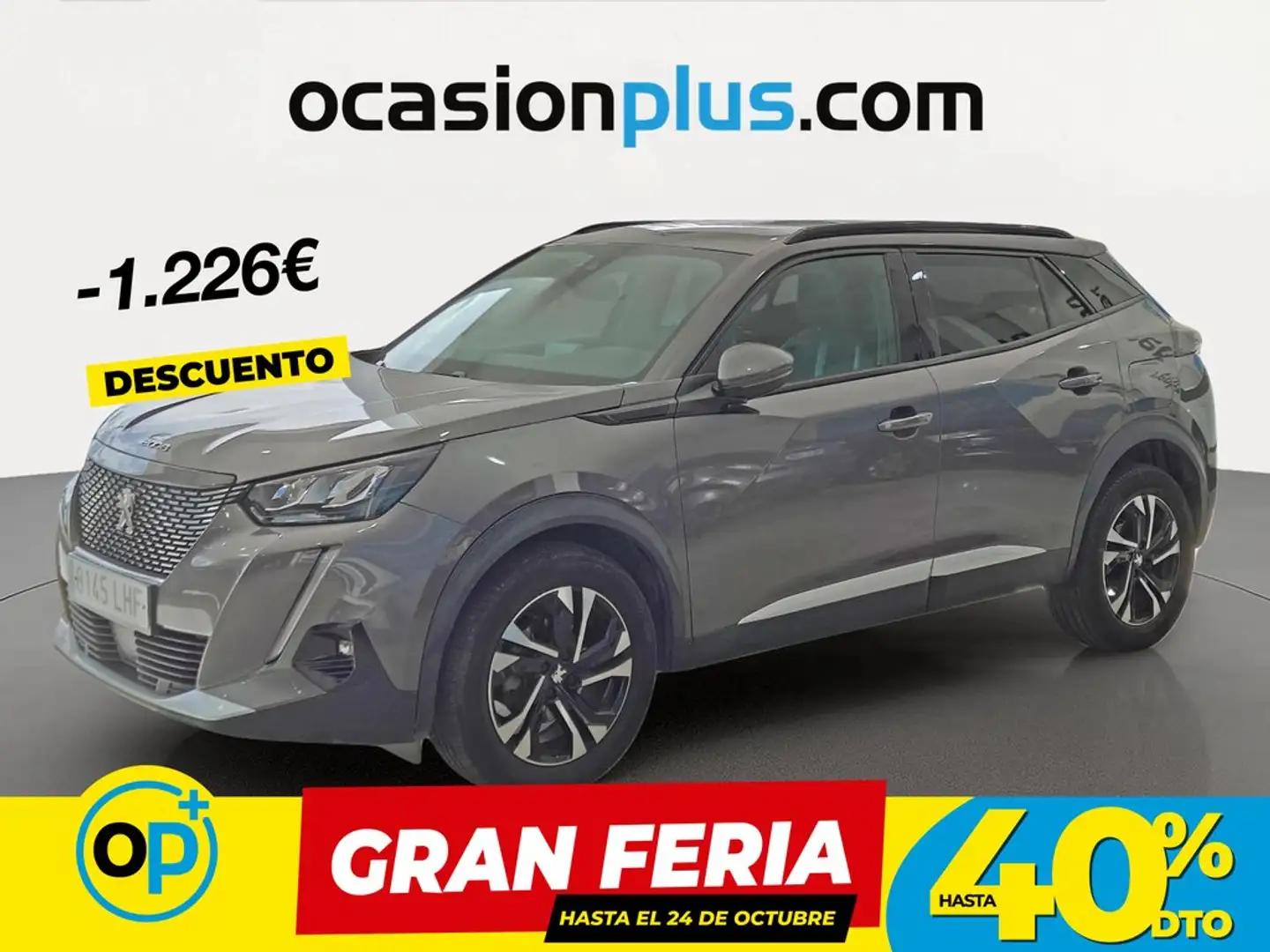 Peugeot 2008 1.2 PureTech S&S Allure 100 Gris - 1